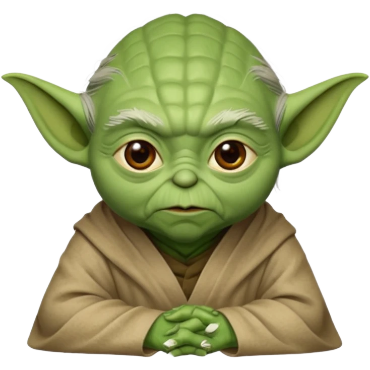 master yoda minimalist emoji