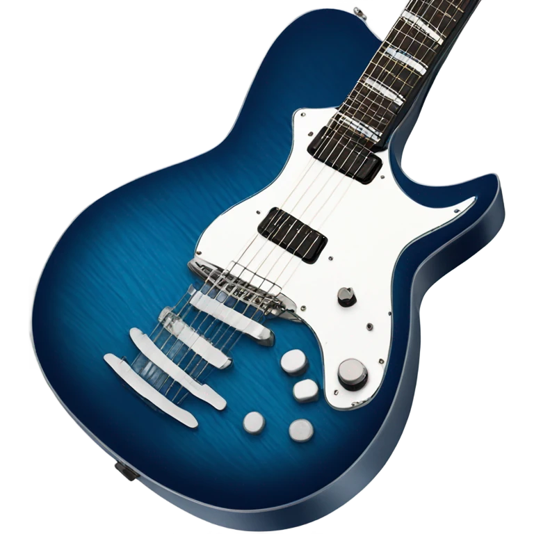 blue guitar  emoji