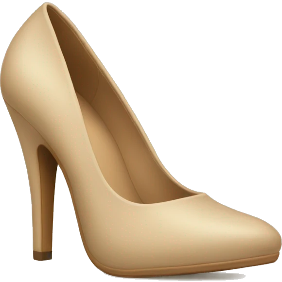 beige heels emoji