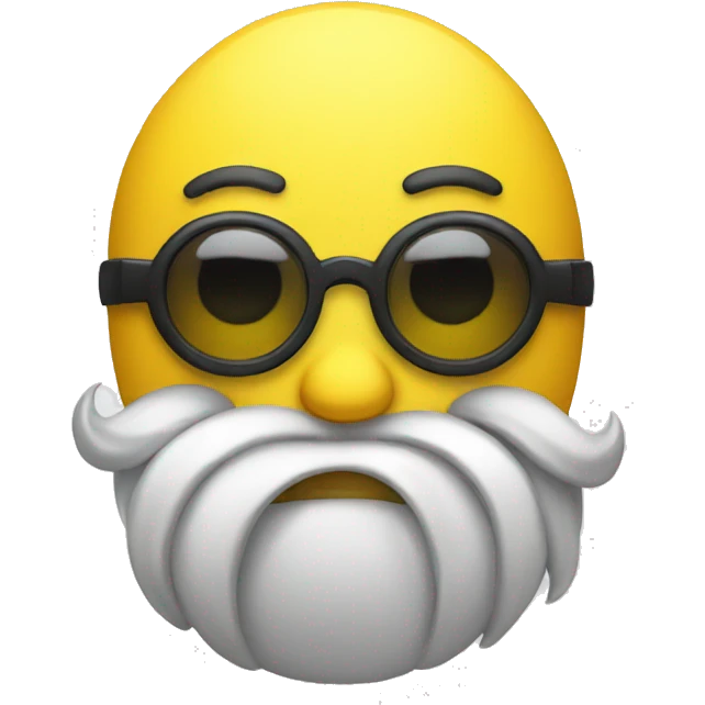 Yellow emoji but with cold attitude emoji