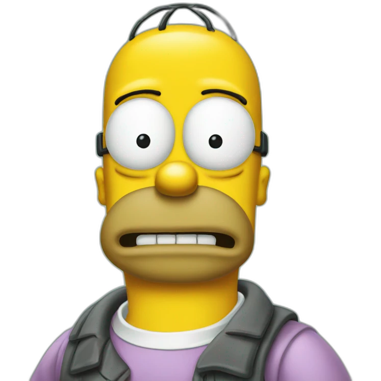 Homer Simpson Amour emoji