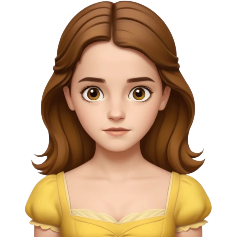 emma watson as belle Cinematic Realistic emoji