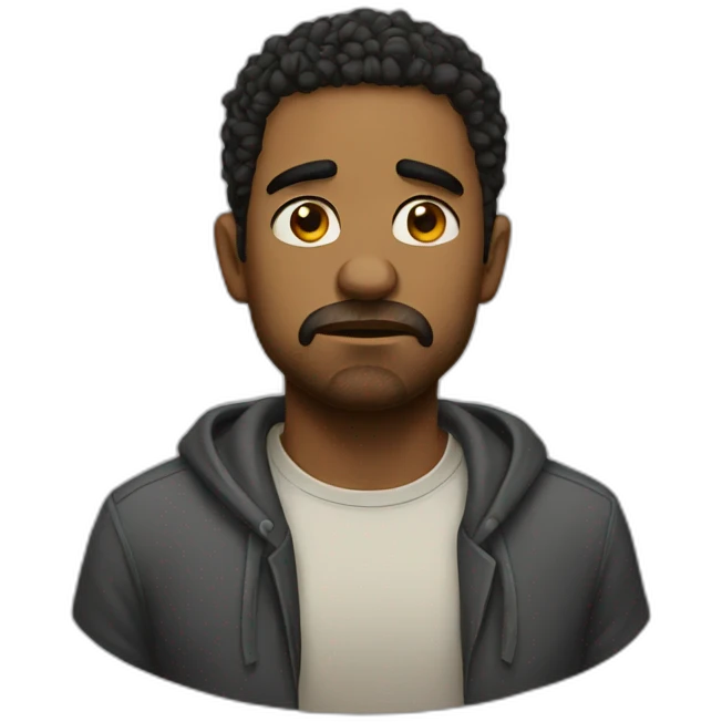 Sad cet emoji