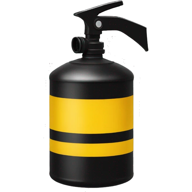 oil canister yellow and black fire emoji