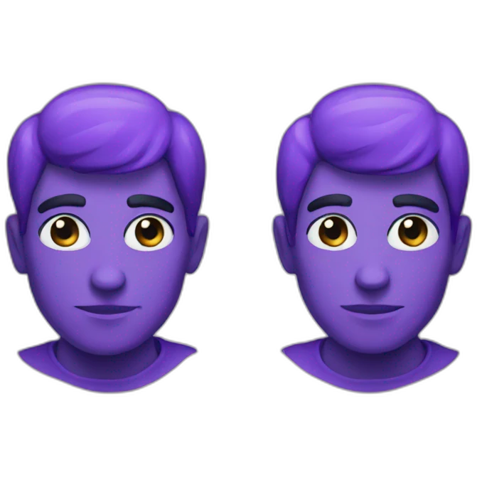 purple guy emoji
