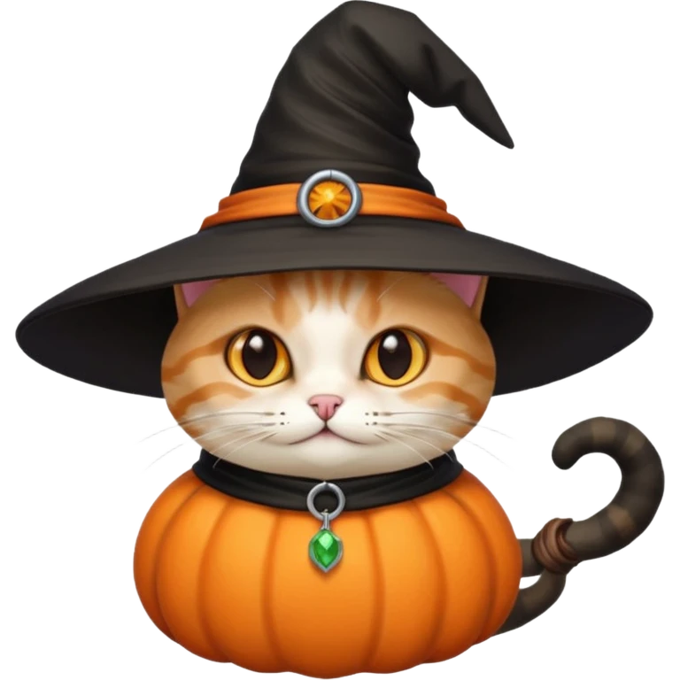 Helloween cat emoji