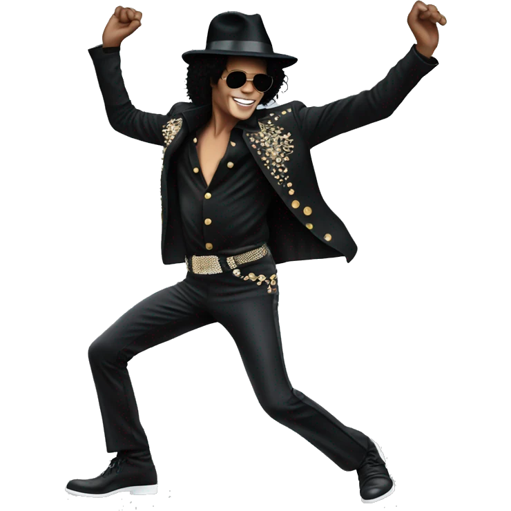 michael jackson  dancing emoji