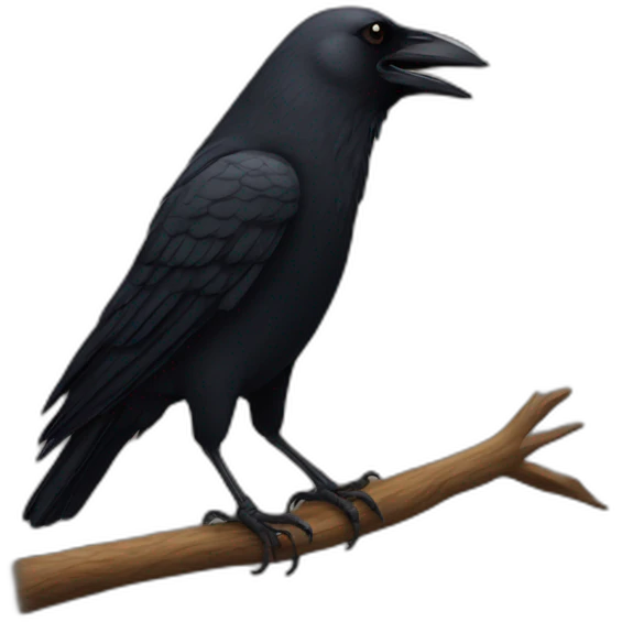 Crow  emoji