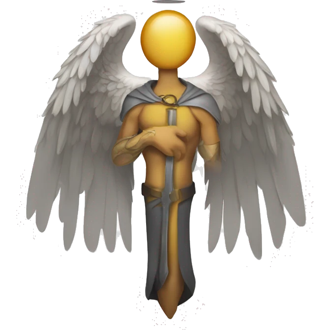 Shoulder/arm tatoo of archangel emoji