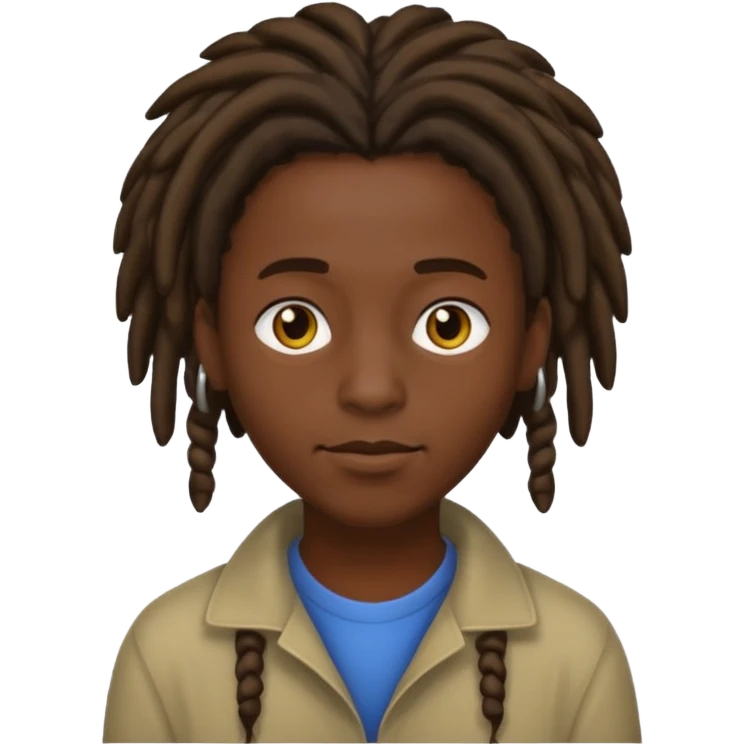 Short dreadhead emoji