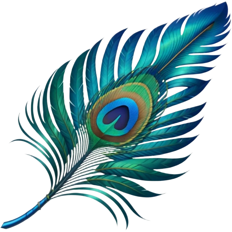 Peacock feather emoji emoji