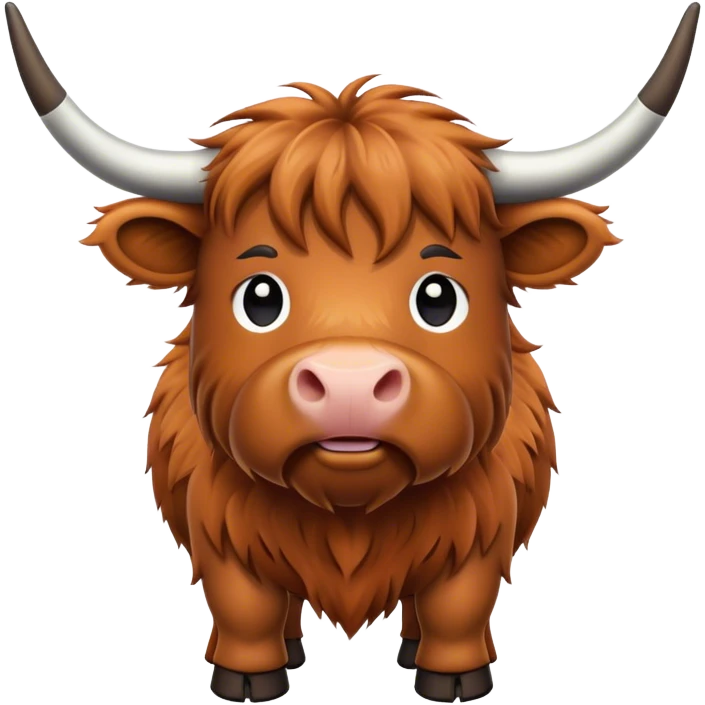 Highland cow emoji