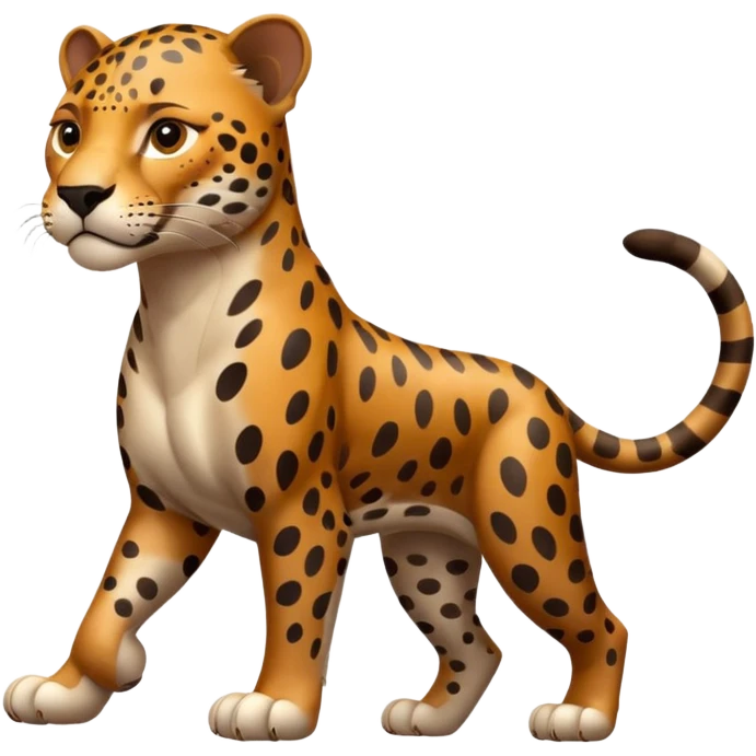 Jaguar grown four legs emoji