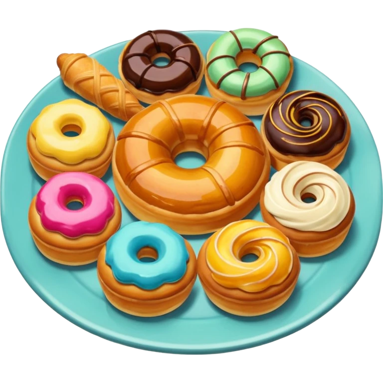 Pastry plate emoji