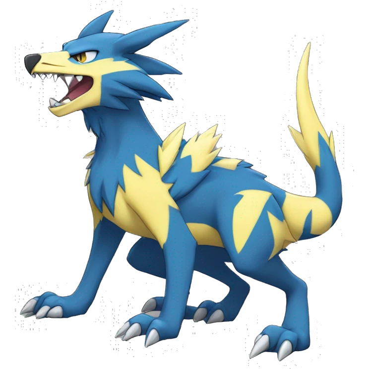 Lombax-Sergal-Zeraora-Nargacuga-Fakemon full body emoji