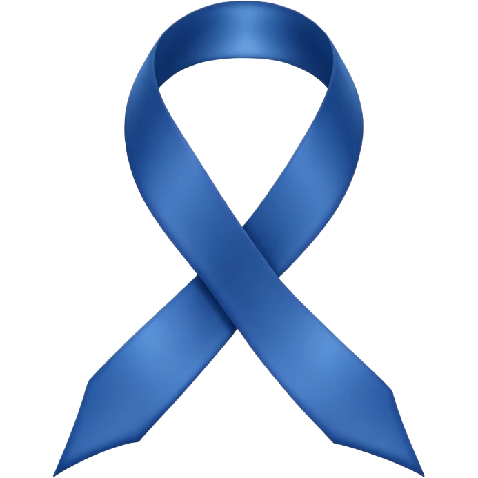 Laço de fita azul marinho  emoji