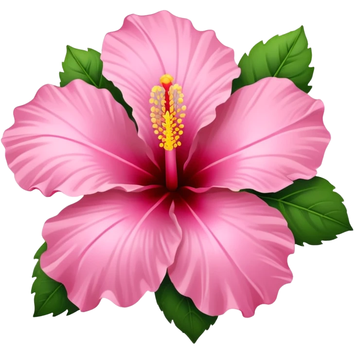 Give me a baby pink Hibiscus in the ios 18 emoji format emoji