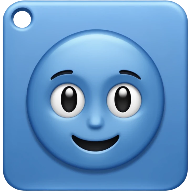 draft on blue paper emoji