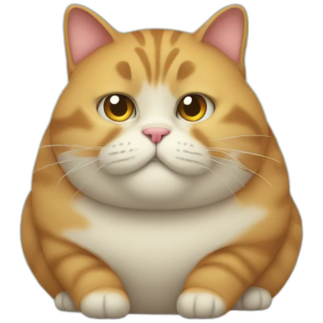 Fat cat emoji