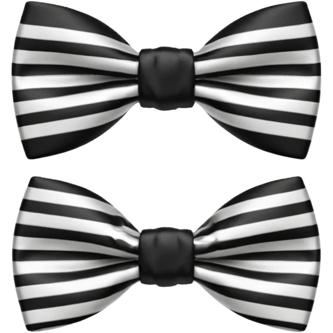 Aesthetic bow tie emoji