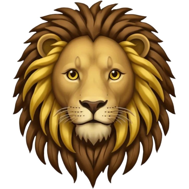 Bob Marley heraldic crest like a lion emoji