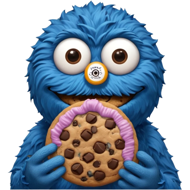 cookie monster emoji