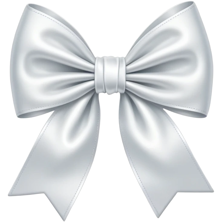 white bow emoji