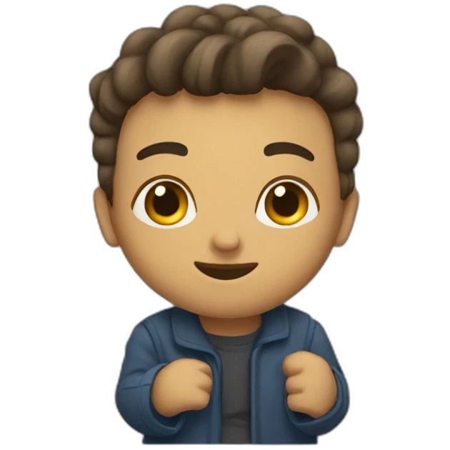 Chat sur train emoji