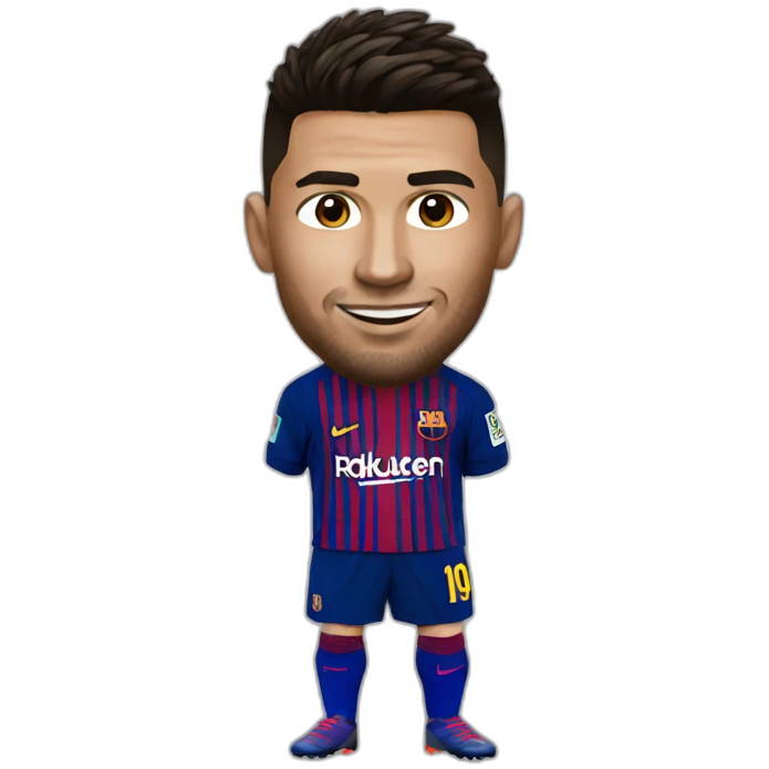 Ronaldo mixed with Messi emoji