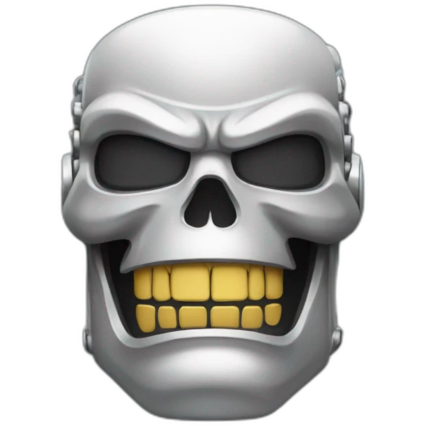 grinning terminator emoji