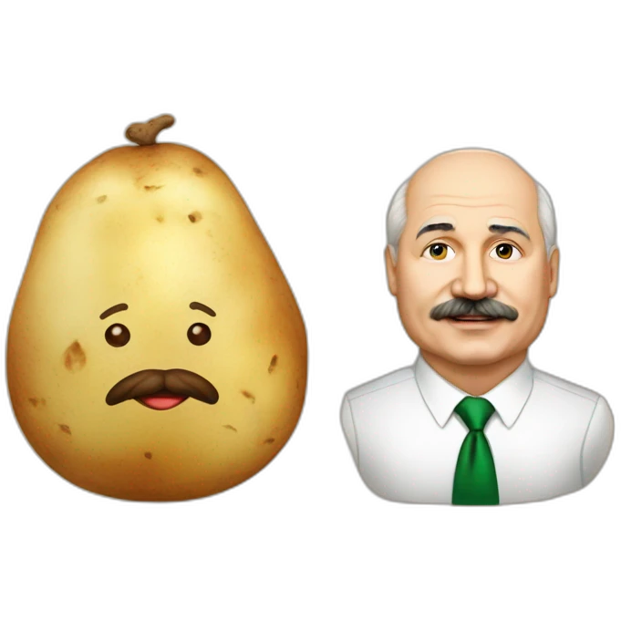 lukashenko and potato emoji
