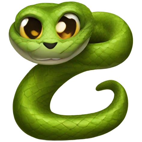 Snake wearing boots emoji