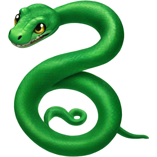 Slytherin green snake  emoji