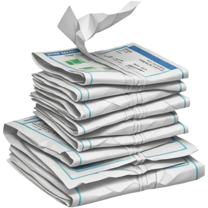 Stack of receipts emoji