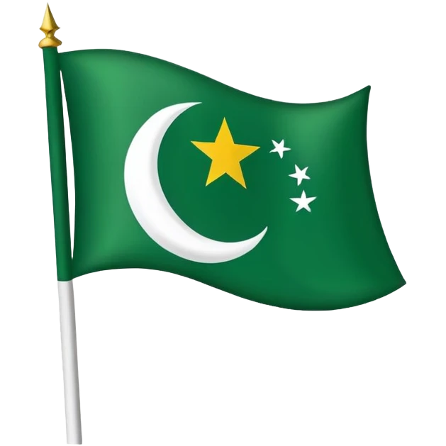 Make emoji of azad kashmir flag emoji