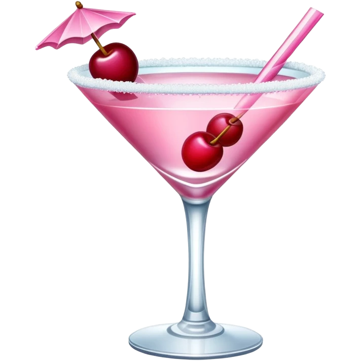 pink cocktail emoji
