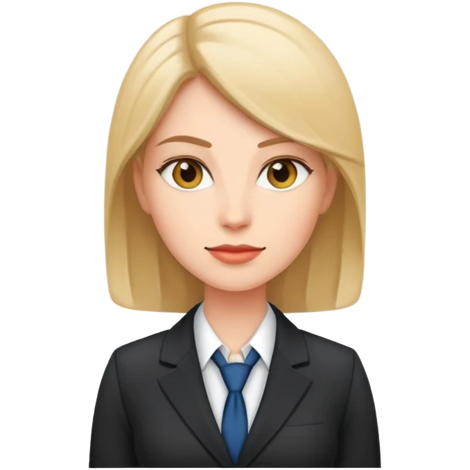 professional businesswoman in a suit emoji