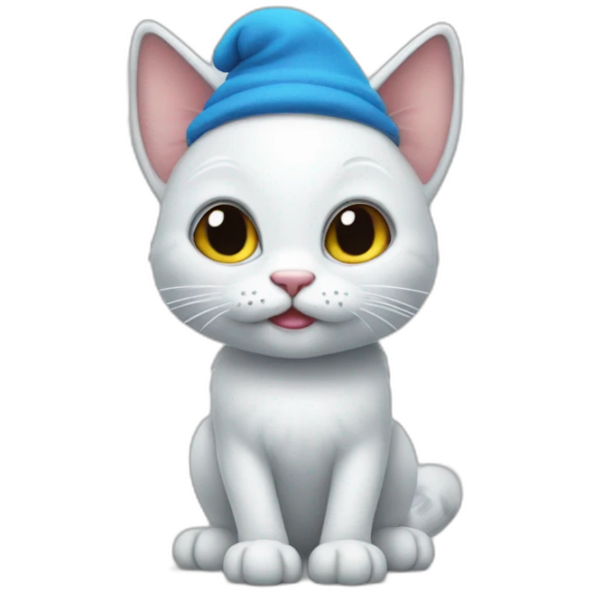 Smurf cat emoji