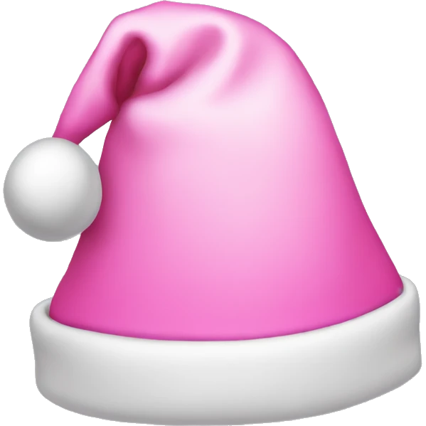 pink santa hat emoji
