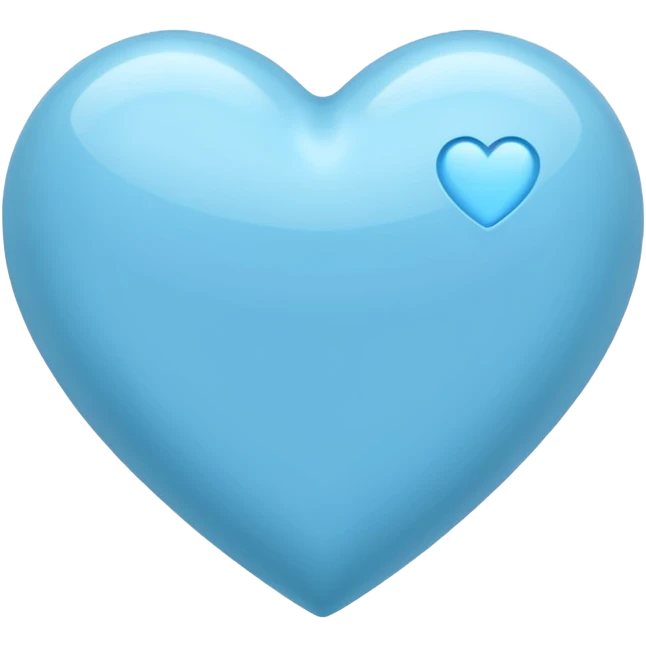 lightblue heart emoji