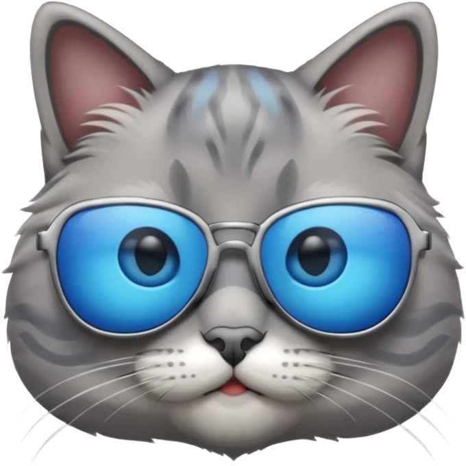 Cat wearing sunglasses emoji