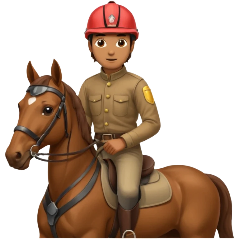a man Horse Riding emoji