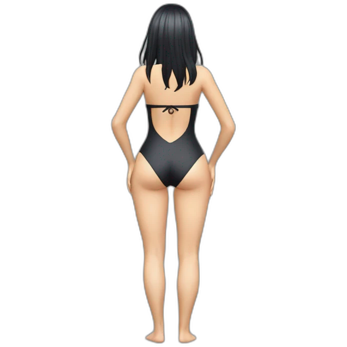 nico robin full body pawg small swimsuit back focus emoji