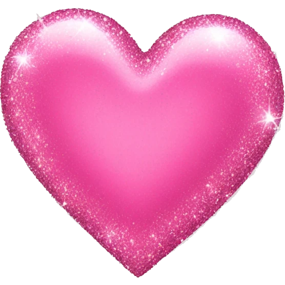 Pink heart with sparkle emoji