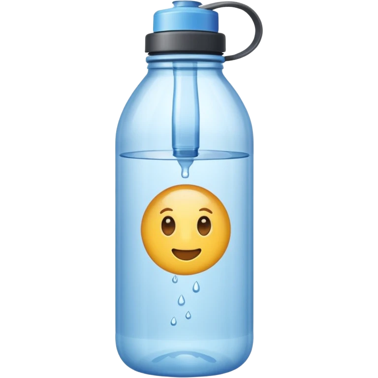 Water bottle emoji