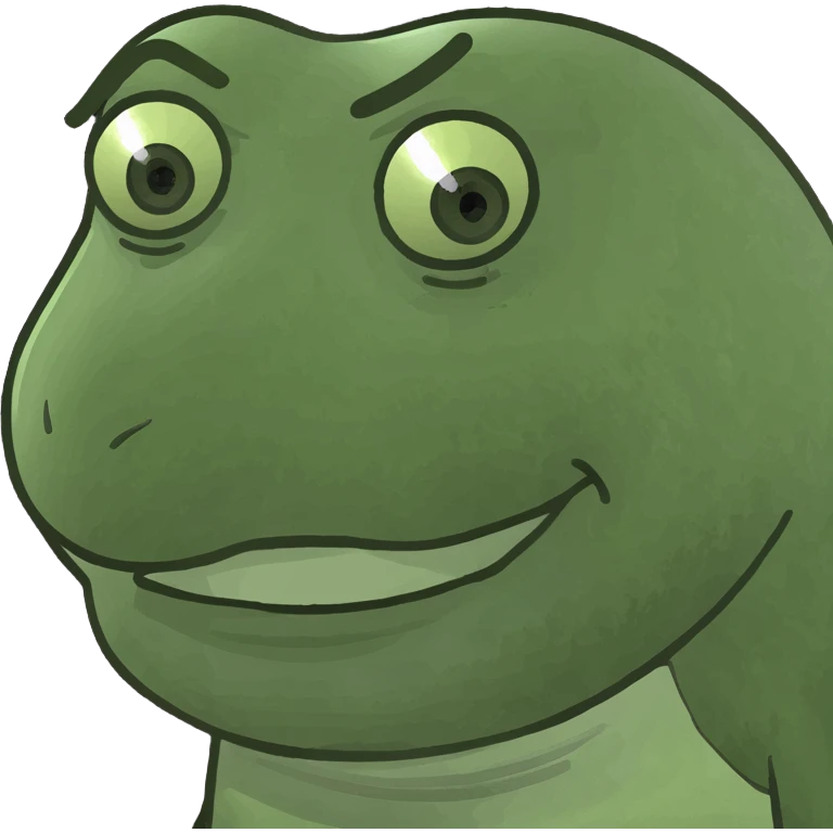 A leapored face emoji
