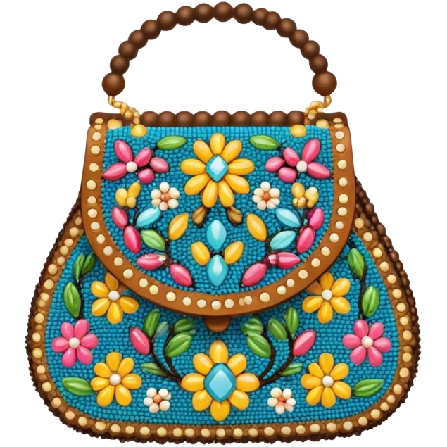 Beaded bag  emoji