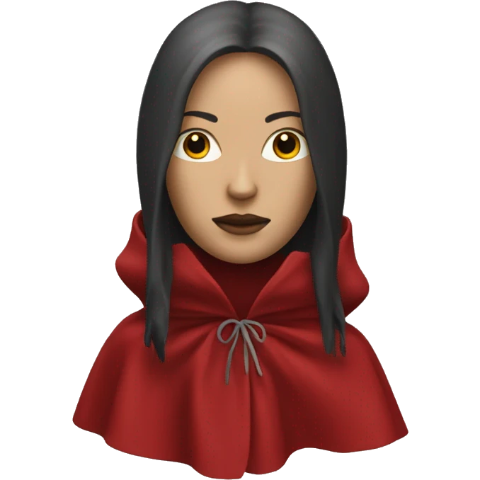 faceless mannequin red  cape emoji