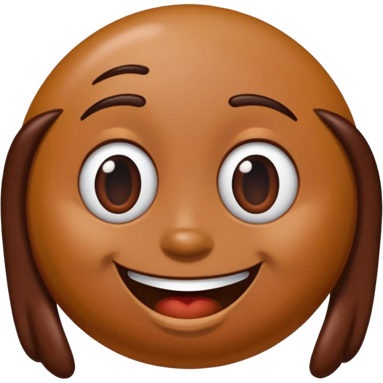 A happy m and m emoji