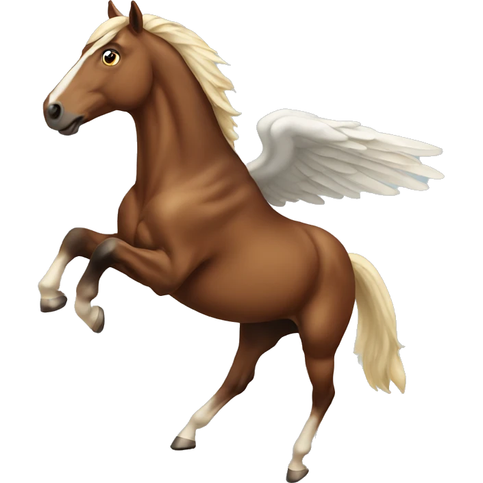 Horse flying  emoji